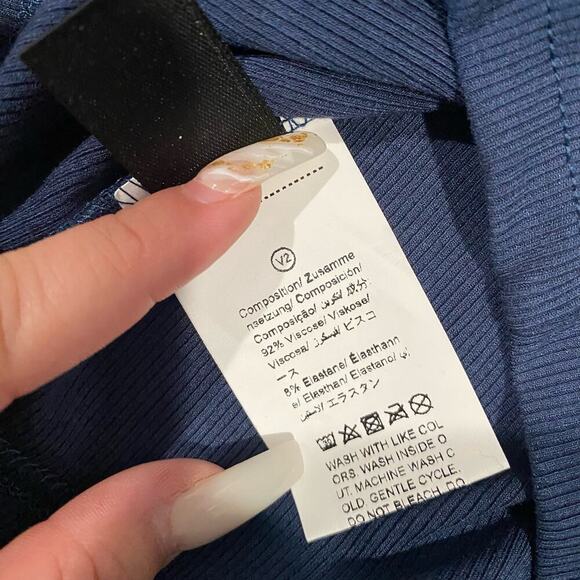 Dash girls top size s navy blue spaghetti strap top - Picture 5 of 5